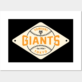 Yomiuri Tokyo Giants Diamond by Buck Tee Posters and Art